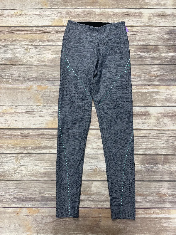 Grey Athletic Leggings Pink, Size S