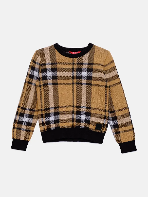 Hertz Plaid Sweater (7-16)