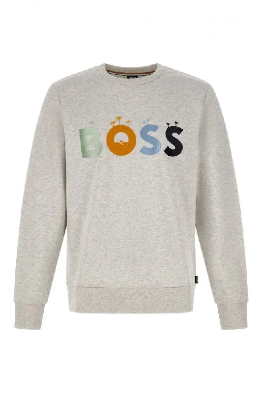 Hugo Boss  Cotton Logo Details Men's Sweatshirt