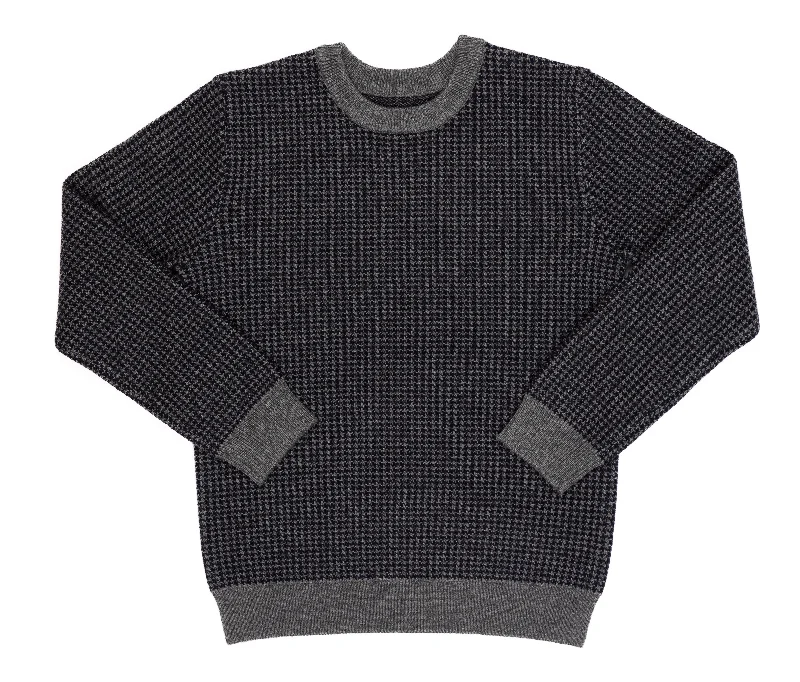 Kipp Grey Houndstooth Sweater