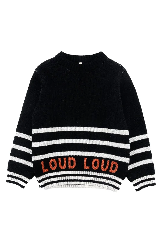 Loud Black Meadow Sweater