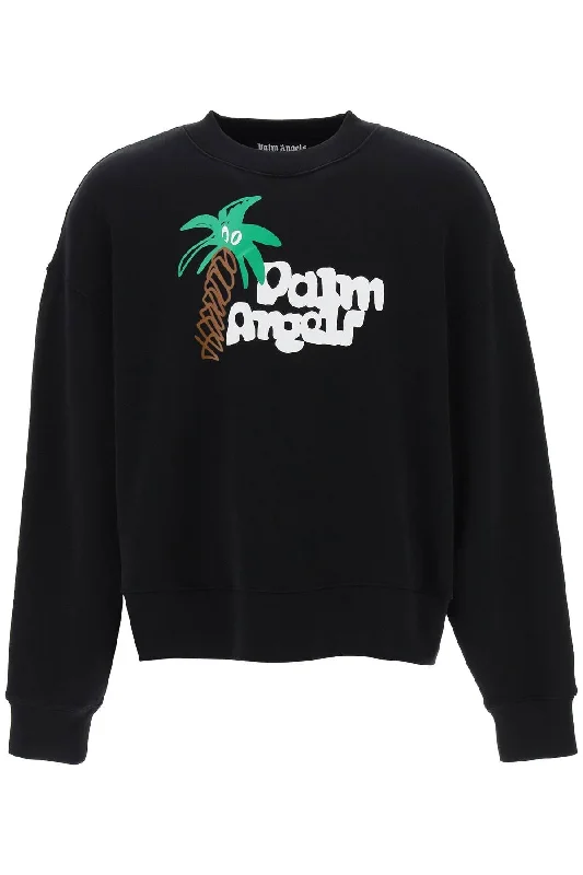 Palm angels sketchy logo sweatshirt