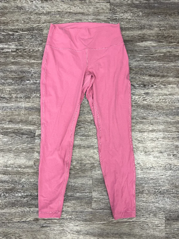 Pink Athletic Leggings Lululemon, Size 12