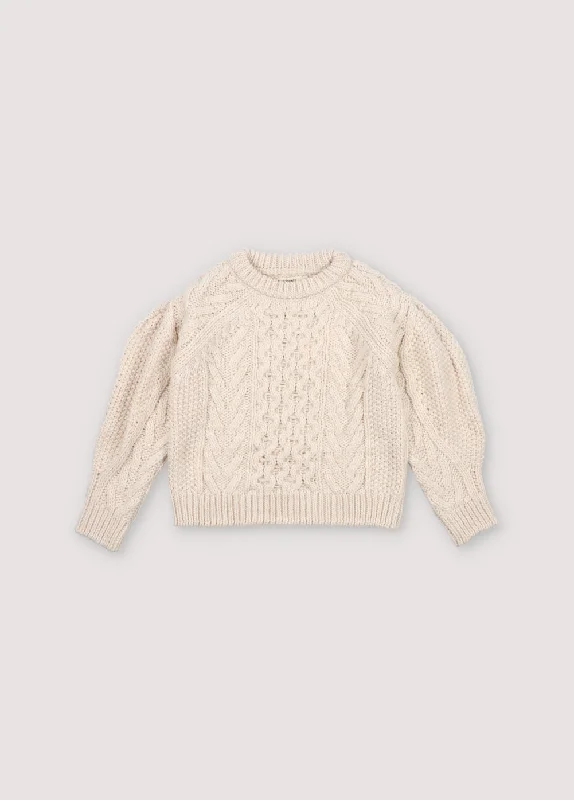 The New Society Vanilla Cream Tibet Sweater