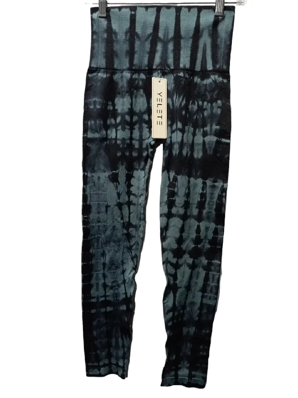 Tie Dye Print Athletic Leggings Yelete, Size S