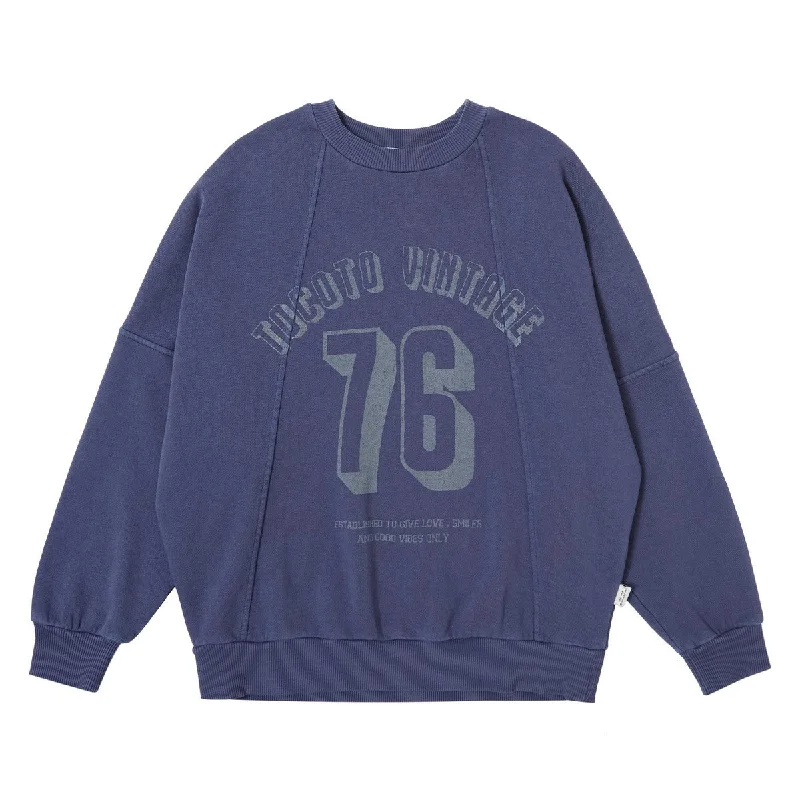 Tocoto Vintage Navy 'Tocoto Vintage 76' Sweatshirt