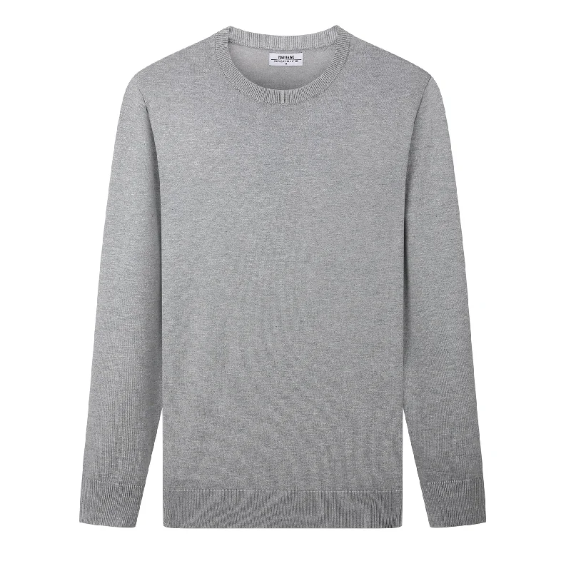 Tom Baine Men's Cashmere Feel Slim Fit Crew Neck Sweater